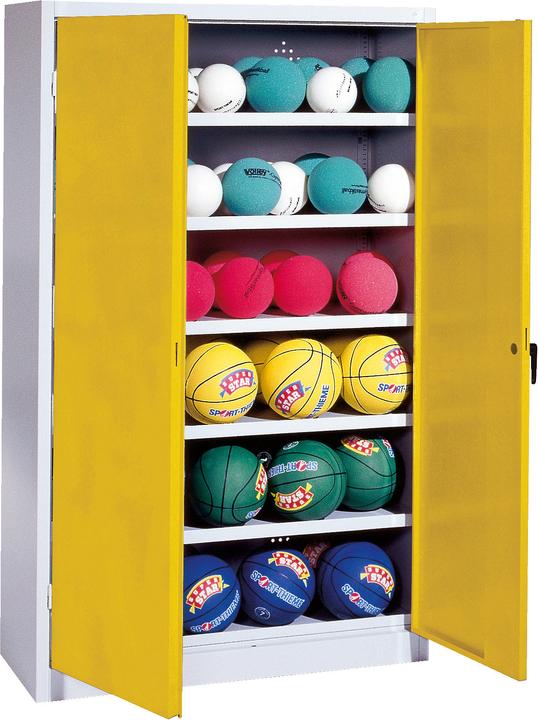 Immagine prodotto C+P Armadio a sfera (HxLxP: 195x93x50 cm, con porte a battente in lamiera piena, tipo 3)