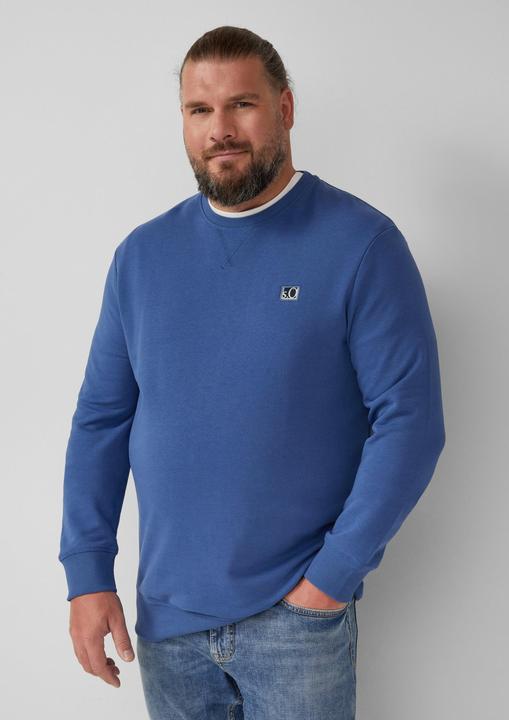 Produktbild s.Oliver Sweatshirt Sweatshirt aus Baumwollmix mit Crew Neck (XXL)