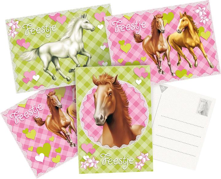 Produktbild Haza Witbaard Einladung Karten Pferde. 6ST (6 Stk.)