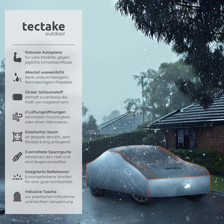 Immagine prodotto tectake Telo copriauto antigrandine impermeabile, traspirante