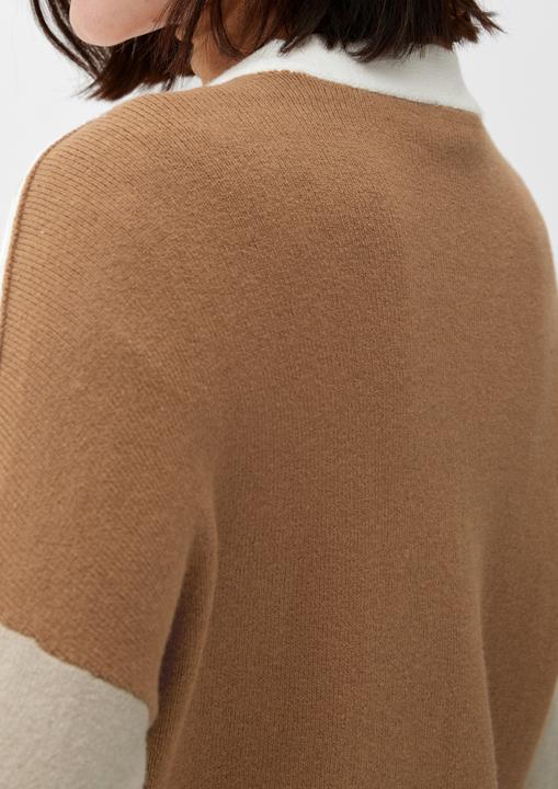 Produktbild s.Oliver Strickjacke Strickjacke in Colour Blocking-Optik (44)