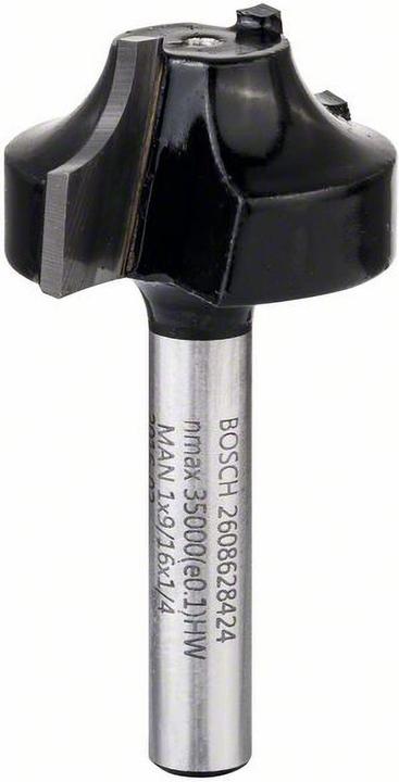 Produktbild Bosch Professional Zubehör Kantenformfräser E, 1/4-Zoll, R1 6,3 mm, D 25,4 mm, L 14 mm, G 46 mm