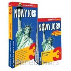 Nowy Jork 3w1: przewodnik + atlas + mapa w.2025, Landkarte