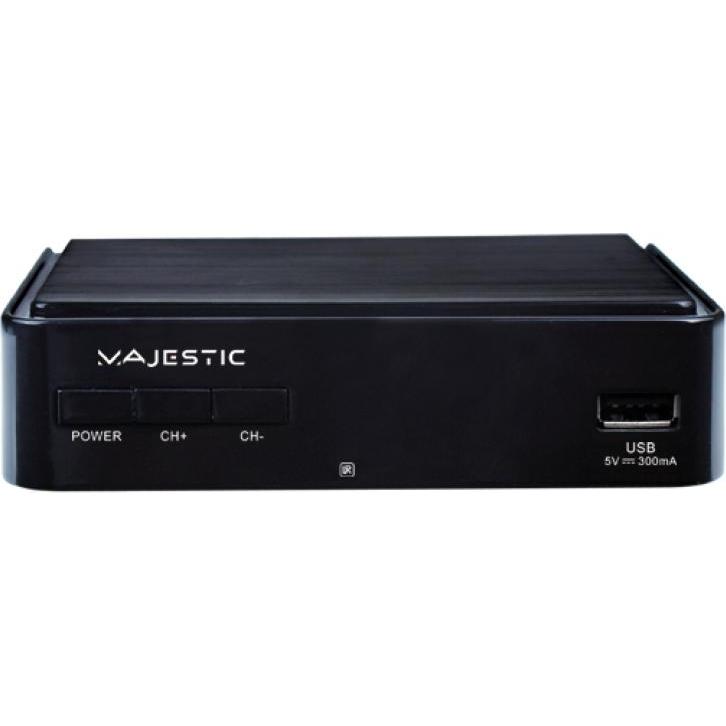 Majestic Neu DEC-665 HD USB Terrestrisch Schwarz (DVB-T, DVB-T2) (100665_BK)