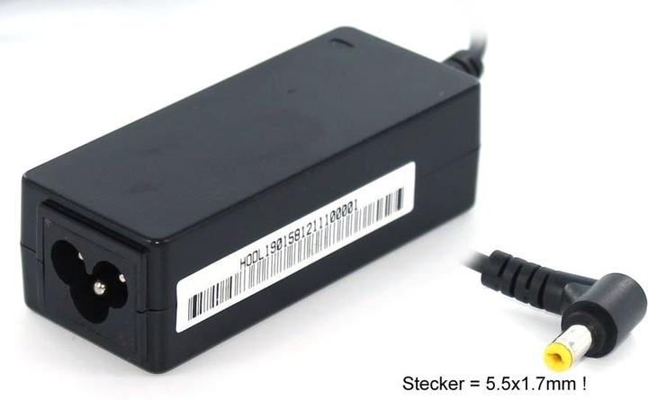 Produktbild AGI 84613 - Notebook - Indoor - 100 - 240 V - Schwarz - AC-an-DC - ACER ASPIRE ONE 7 (30 W)