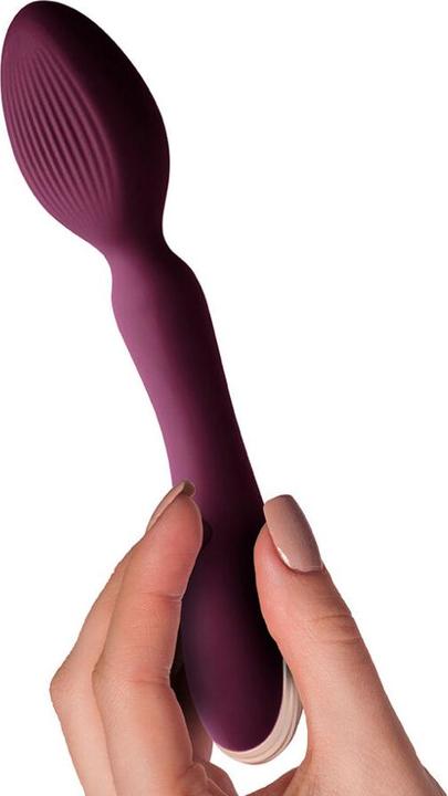Actual product image Rocks-Off Aurora Wand Vibrator - Purple Gold