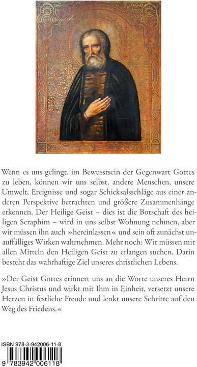 Produktbild Das Ziel des christlichen Lebens (Deutsch, Bonifaz Tittel, Nikolaj Alexandrowitsch Motovilov, 2013)