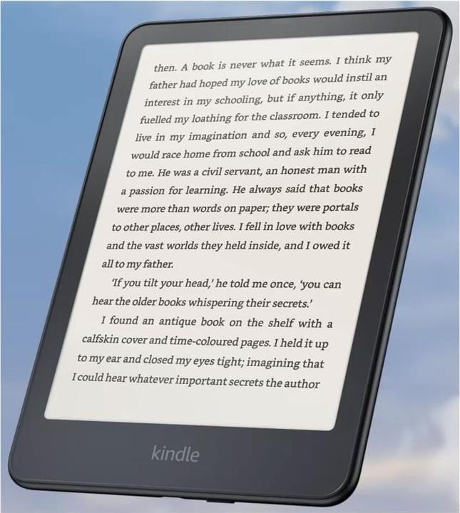 Immagine prodotto Amazon Kindle Paperwhite 2024 12th Gen Signature (7", 32 GB, Metallico)