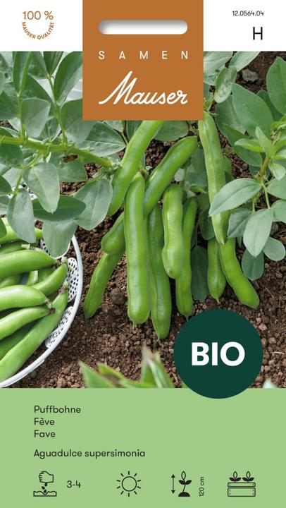 Produktbild Samen Mauser BIO Puffbohne Aguadulce supersimonia (Gemüsesamen)