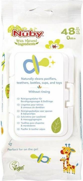 Immagine prodotto Nuby Salviettine umidificate per manichini e giocattoli (48 pz.)