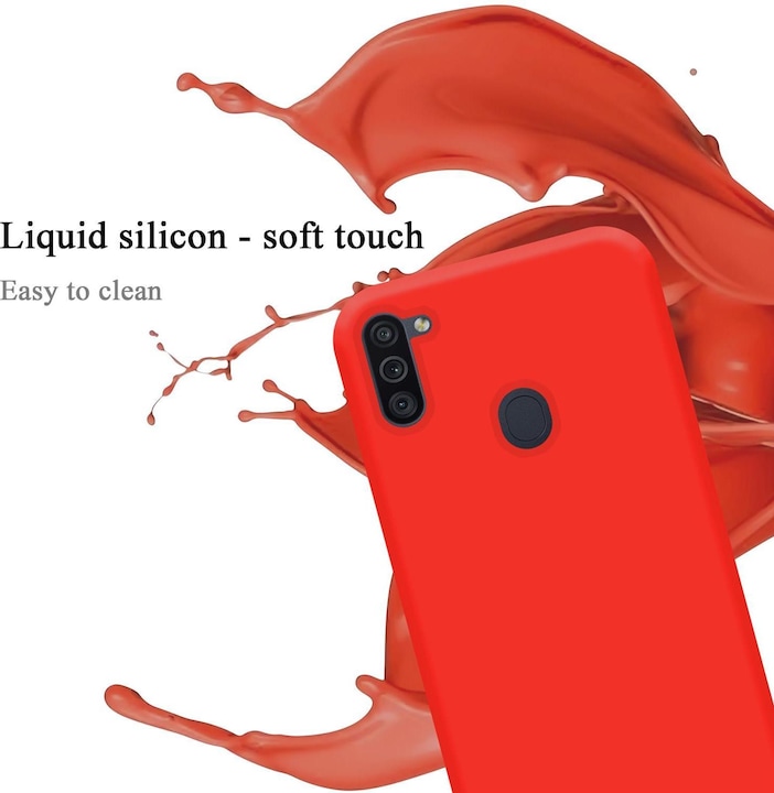 Actual product image Cadorabo TPU Liquid Silicone Case Cover (Samsung Galaxy M11, Samsung Galaxy A11)