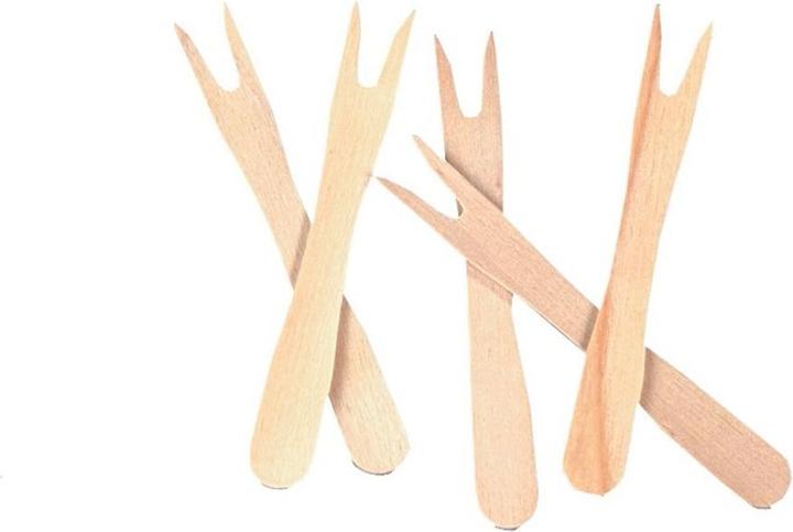 Image du produit Papstar Fourchettes à frites bois pur (1000 x)