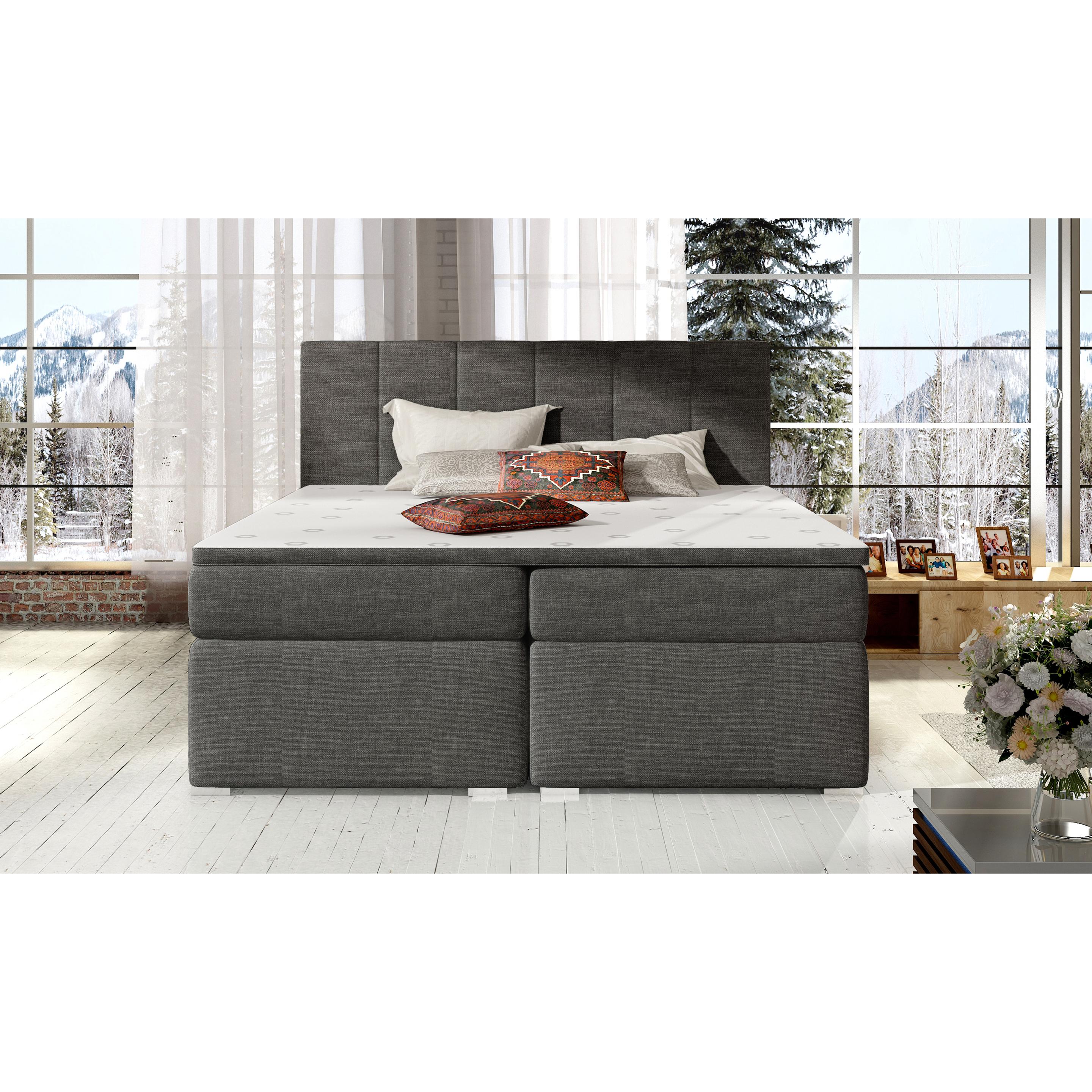 ELTAP, Bett, Bolero mit Stauraum (160 x 200 cm)