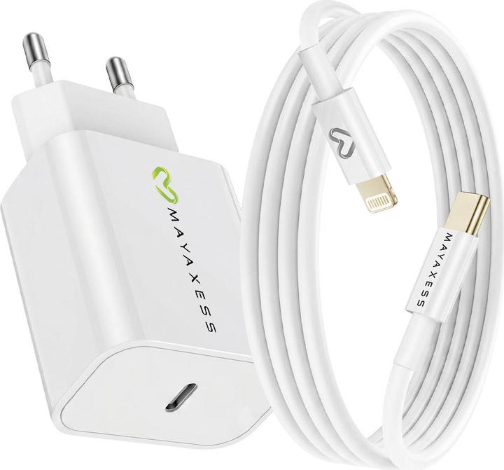 Produktbild Mayaxess iPhone 8 Ladegerät + Kabel (18 W)