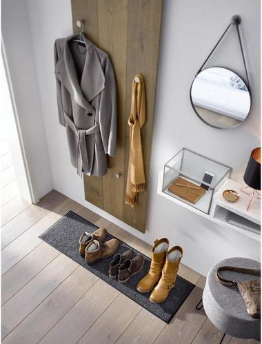 Actual product image Wash + Dry Shoe size doormat, black (35 x 120 cm)