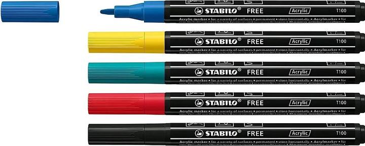 Produktbild STABILO FREE Acrylic Acrylmaker (5x)