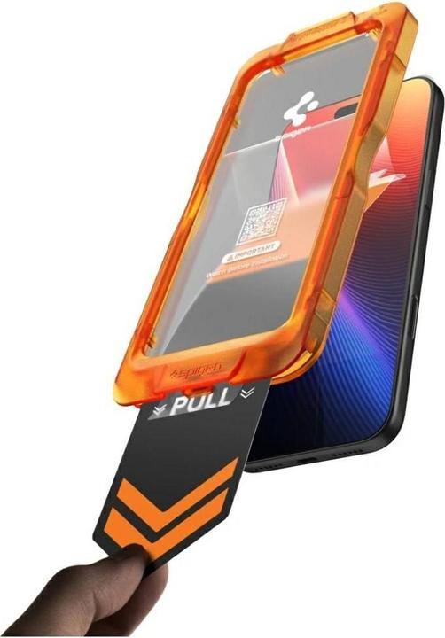 Actual product image Spigen - Glas.tR Align Master Slim (3 pack) - iPhone 17 Pro - Clear (3 pcs., Apple iPhone 17 Pro)