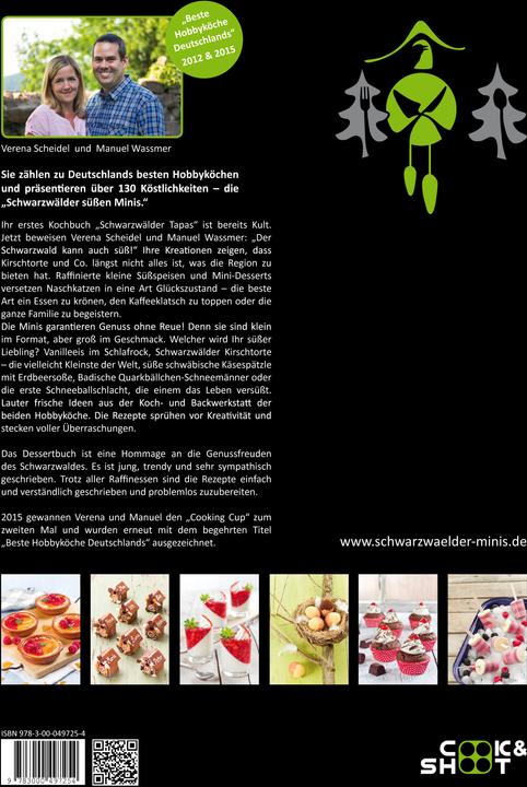 Produktbild Schwarzwälder süsse Minis. Das Desssertbuch (Deutsch, Manuel Wassmer, Verena Scheidel, 2015)
