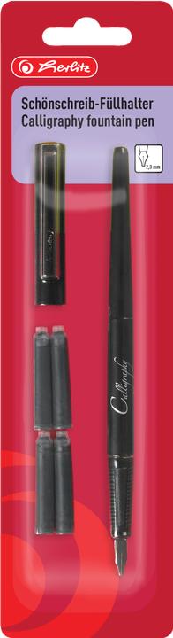 Image du produit Herlitz Stylo calligraphie noir 2,3mm (Noir, 1x)