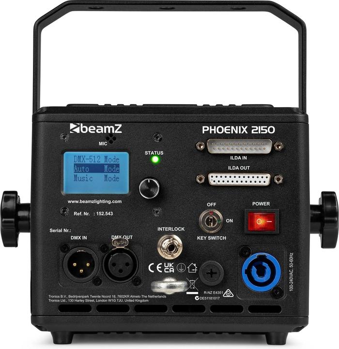 Produktbild BeamZ Phoenix 2150, Typ: Laser, Ausstattung: Farbwechsler (LED)