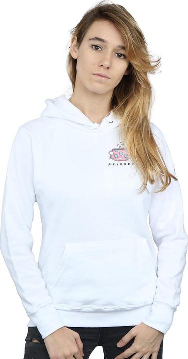 Produktbild Friends Coffee Cup Breast Print Kapuzenpullover (L)