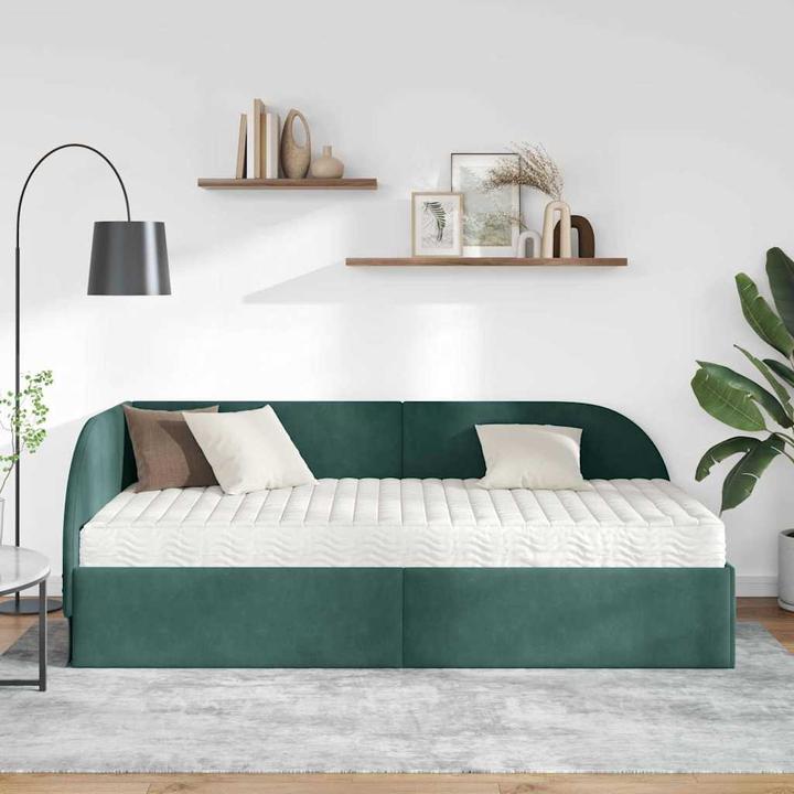 Image du produit vidaXL Eckbettgestell (90 x 190 cm)