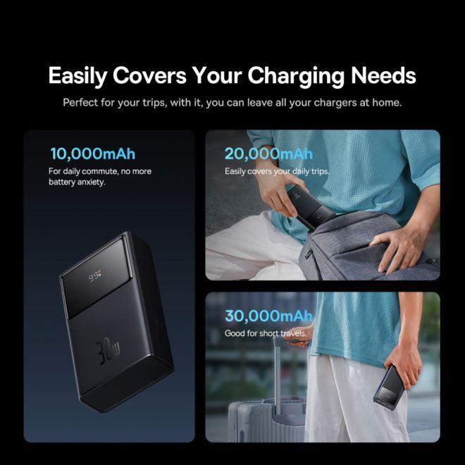 Productafbeelding Baseus Star Lord Digitaal Display Snel Opladen Power Bank (30000 mAh, 30 W, 111 Wh)