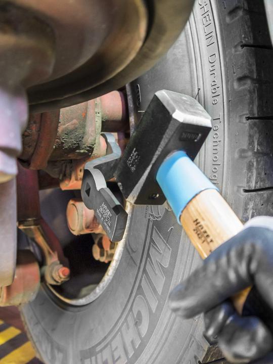 Produktbild HAZET Schlag-Ringschlüssel ∙ Doppelsechskant ∙ mit 2 Schlagflächen 2872FS-24 ∙ Vierkant12,5 mm (1/2… (24 mm)