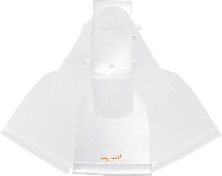 Actual product image myWall 2 wall brackets for SONOS speakers PLAY5 load sideways rotatable (1 pair, Wall installation, Pivoting, Tiltable)