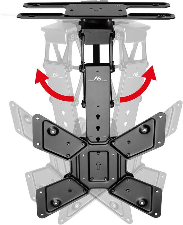 Actual product image Maclean electric ceiling TV mount TUYA support max VESA 600x400 90st swivel remote (Ceiling, 30 kg, 23" - 65")