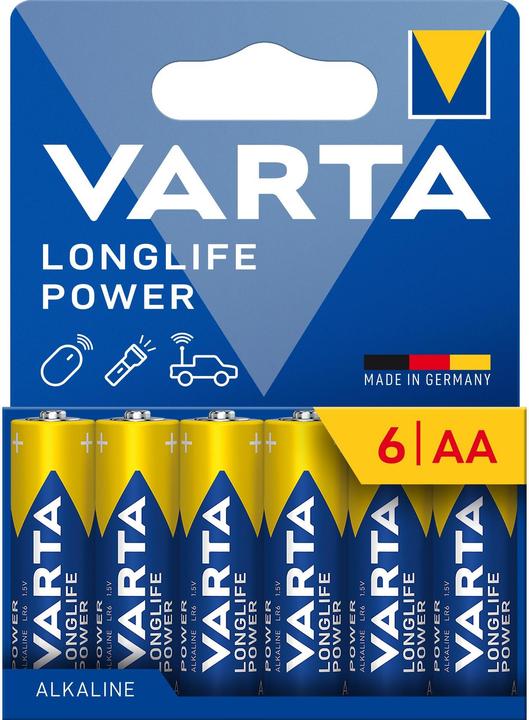 Productafbeelding Varta AA met lange levensduur (6 Pcs., AA, 2960 mAh)