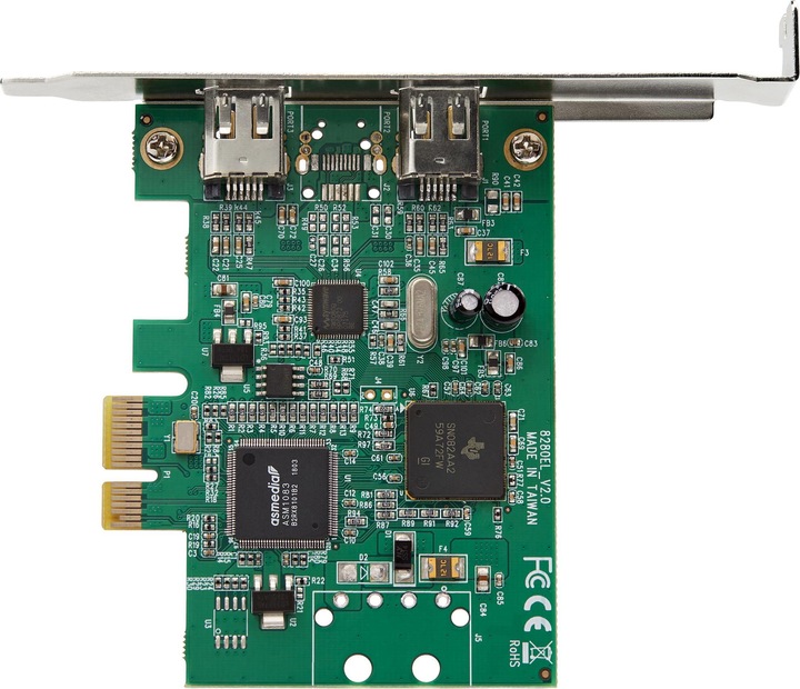 Productafbeelding StarTech .com 2-poorts 1394a FireWire PCI Express-interfacekaart