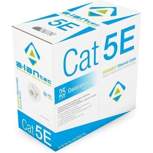 Thumbnail - Alantec KIU5LSOH305 Netzwerkkabel U/UTP (UTP) (U/UTP, CAT5e, 305 m), Netzwerkkabel
