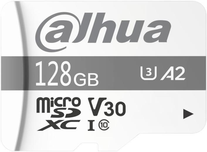 Actual product image Dahua Technology DHI-TF-P100/128 GB, 128 GB, MicroSDXC, Class 10, UHS-I, 100 MB/s, 60 MB/s (128 GB, microSDXC, U3, UHS-I)