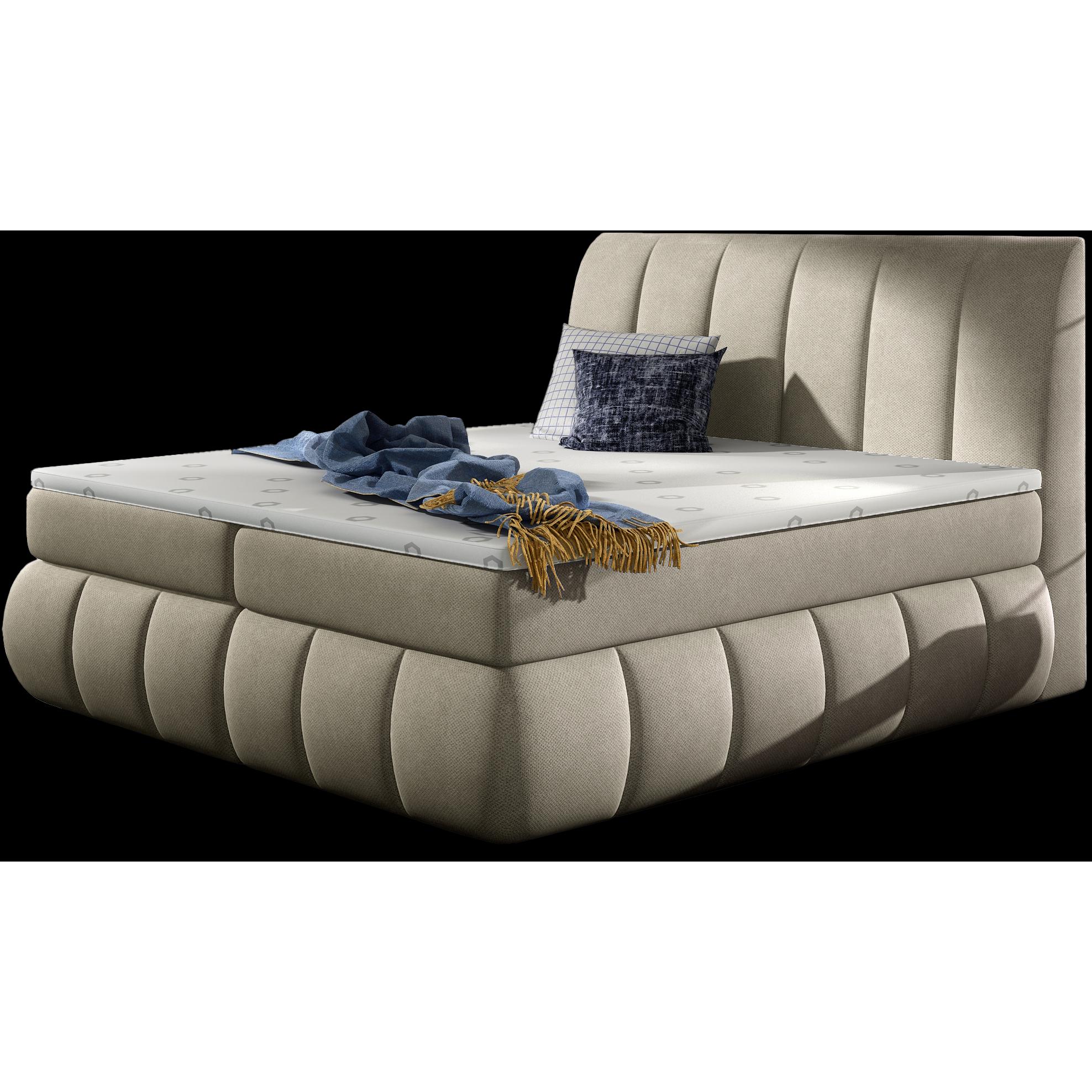 ELTAP, Boxspringbett, Vincenzo mit Stauraum (180 x 200 cm)