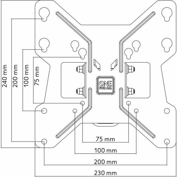 Produktbild One for All Smart WM2241 (Wand, 40", 30 kg)