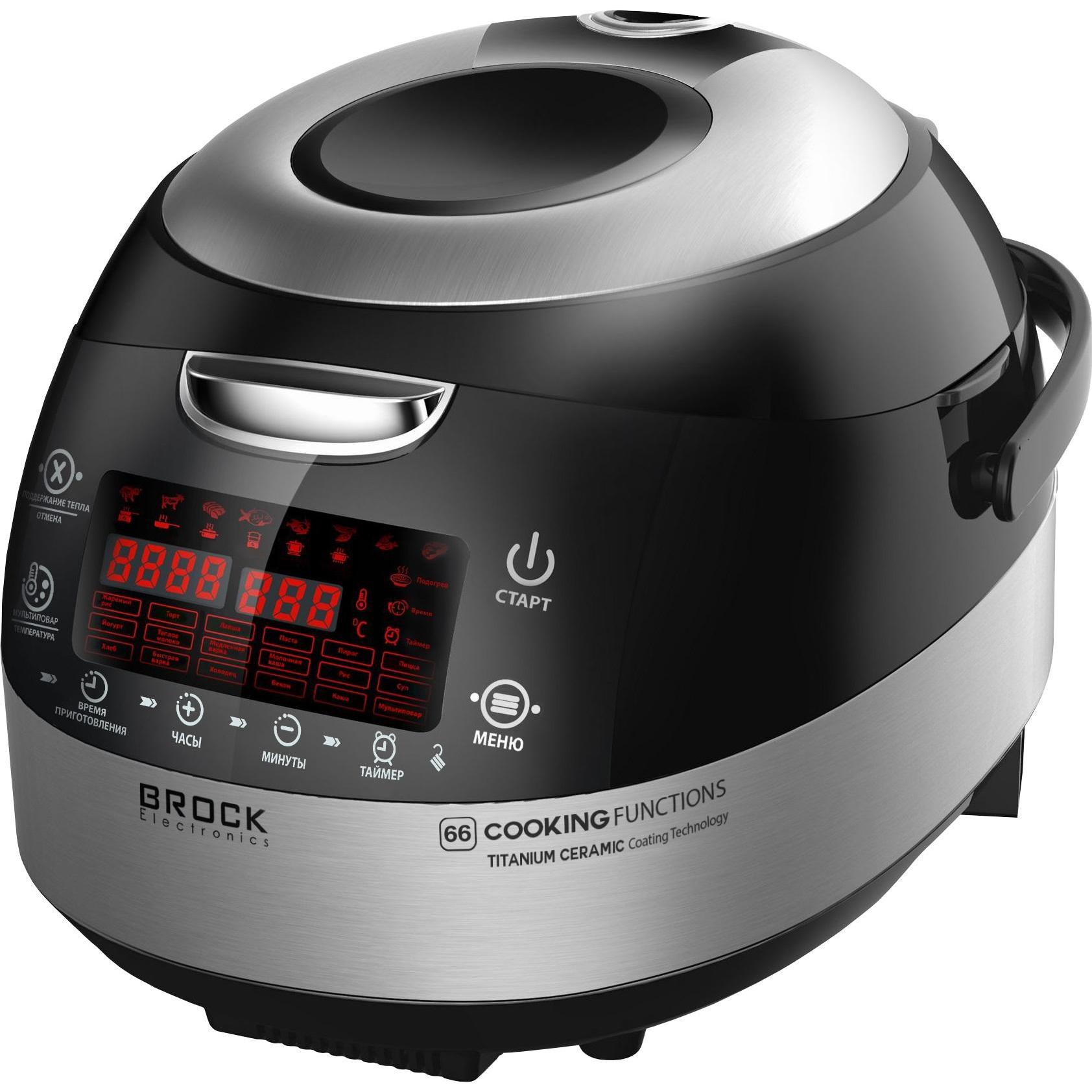Thumbnail - Brock Electronics MC 6601 SS BROCK High quality multifunction pot. 860W, 5L, Dampfgarer + Reiskocher