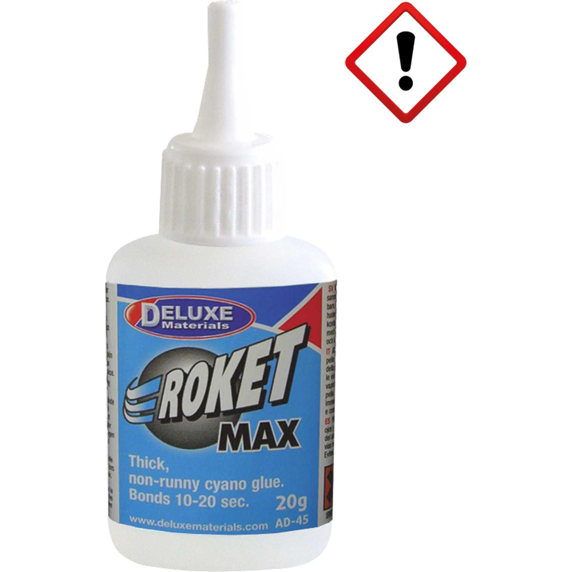 Thumbnail - Deluxe Materials, Klebstoff, Roket Max CA 20g (35 g, 1 ml)