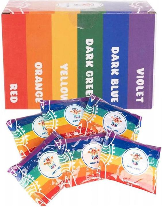 Actual product image JTI Colourful Holi powder - Set 6x100g (6x)