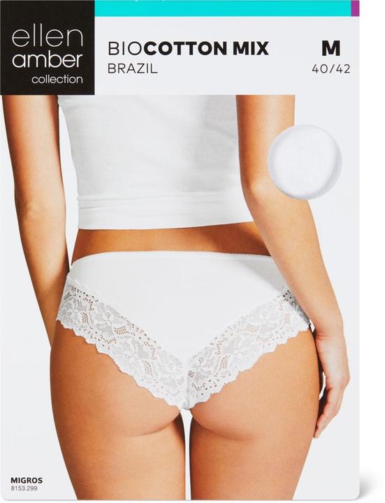 Ellen Amber Damen Slip Brazil (40, 42, M, Einzelpack)