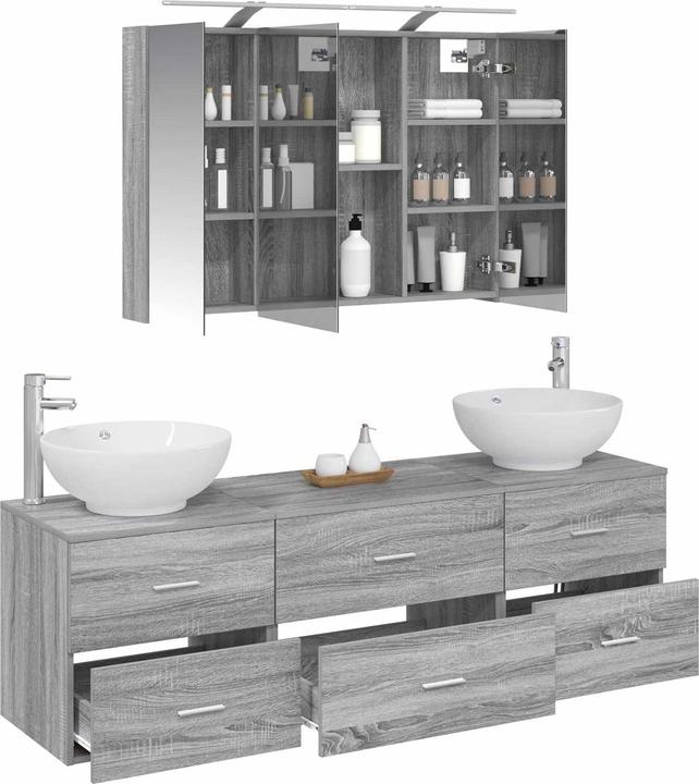 Produktbild vidaXL Badezimmermöbel-Set