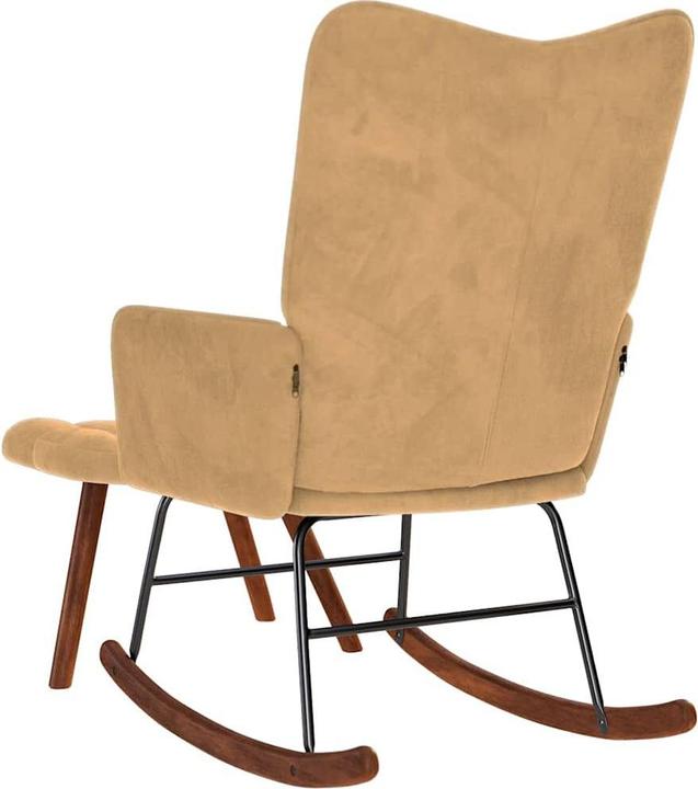 Immagine prodotto vidaXL Schaukelstuhl mit Hocker