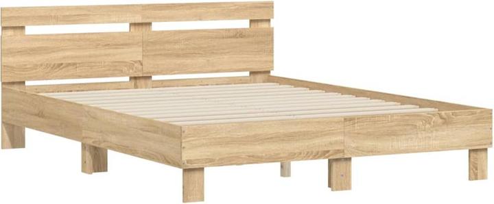 Actual product image VidaXL Bed frame with headboard (150 x 200 cm)