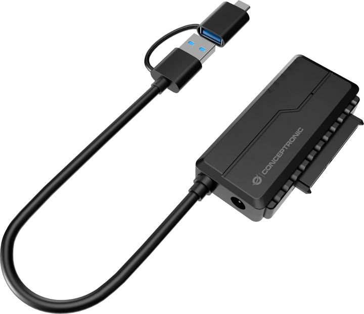 Actual product image Conceptronic Adapter USB-C -> SATA Adapter 2.5/3.