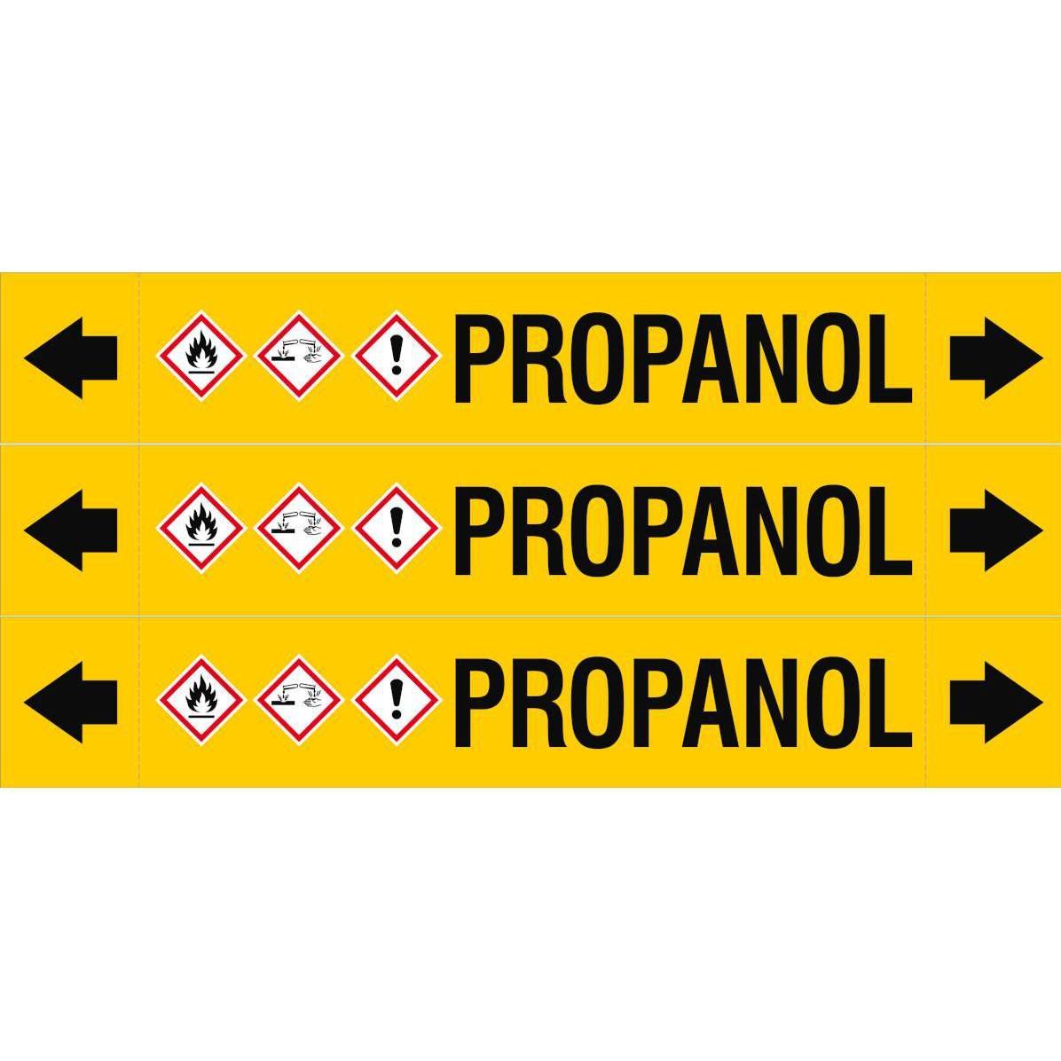 Brady ASME - Rohrmarkierer - Propanol (ASMEPM-37X230MM-PROPANOL)