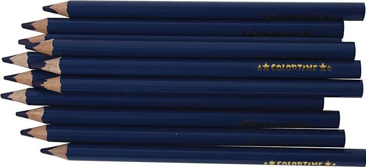 Actual product image Creativ Company Driehoekige Jumbo Kleurpotloden - Donkerblauw, 12st. (12 x)