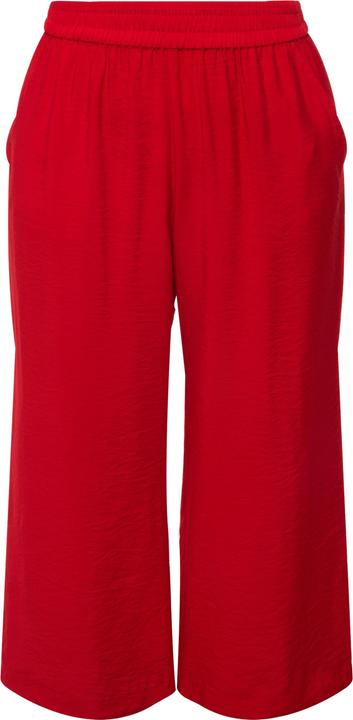 Immagine prodotto Ulla Popken Culottes con taglio della gamba ampio, effetto stropicciato e cintura elastica (58)