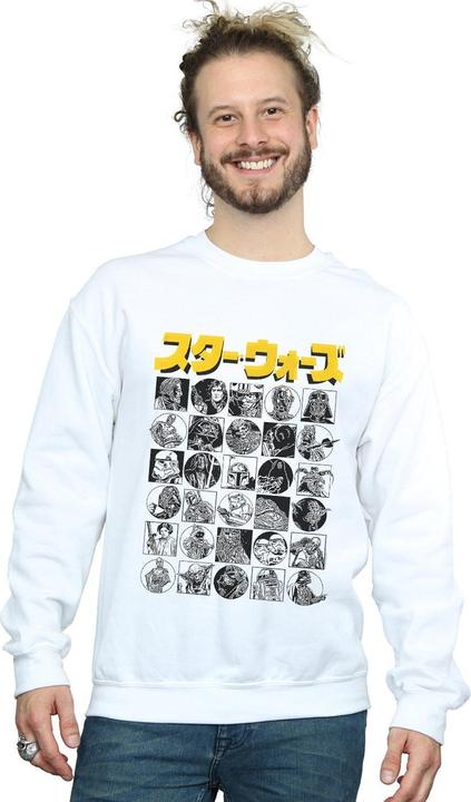 Immagine prodotto Star Wars Japanese Character Thumbnail Felpa Uomo (L)