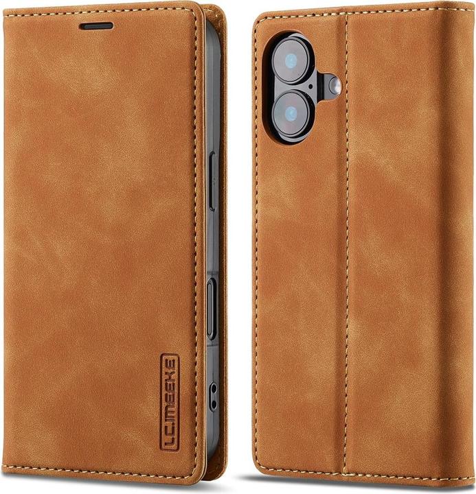 Produktbild Ueli Express Leder Buch Etui Tasche mit Kartenfach (Apple iPhone 16)