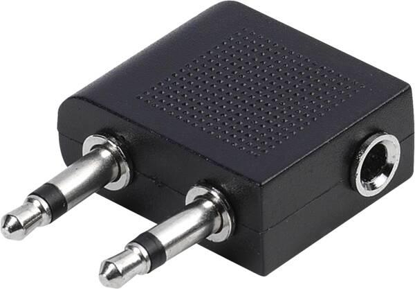 Produktbild Vivanco Flugzeugadapter 3,5mm Klinke (Klinkenadapter)